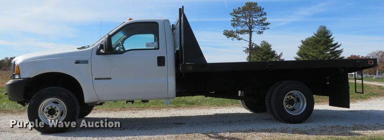 image for item DH1684 2000 Ford F350 Super Duty XL flatbed pickup truck