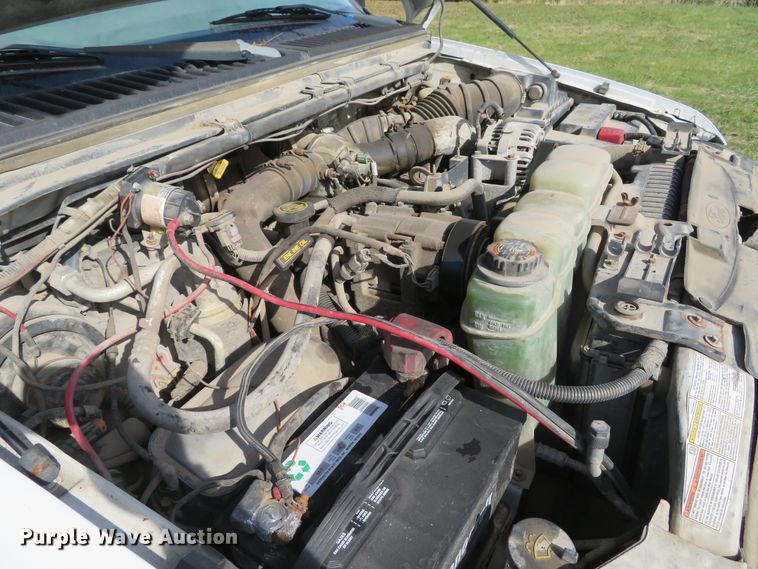 image for item DH1684 2000 Ford F350 Super Duty XL flatbed pickup truck