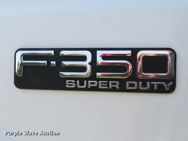 image for item DH1684 2000 Ford F350 Super Duty XL flatbed pickup truck