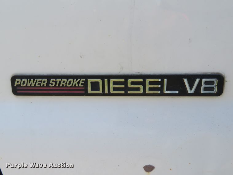 image for item DH1684 2000 Ford F350 Super Duty XL flatbed pickup truck