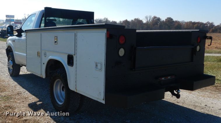 image for item DH2235 2003 Ford F350 Super Duty utility bed pickup truck