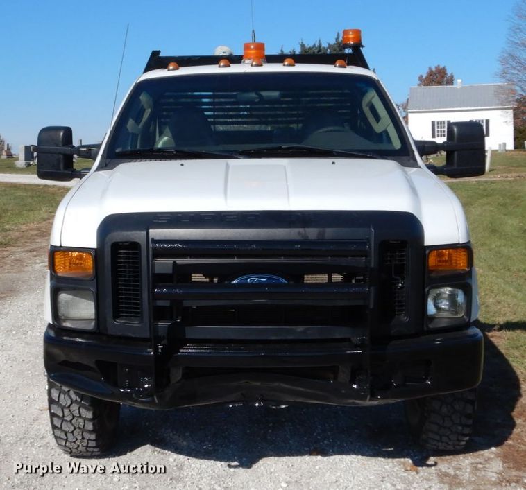 image for item DH2238 2008 Ford F350 Super Duty flatbed pickup truck