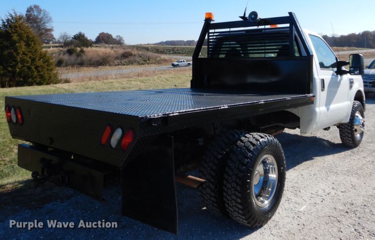 image for item DH2238 2008 Ford F350 Super Duty flatbed pickup truck