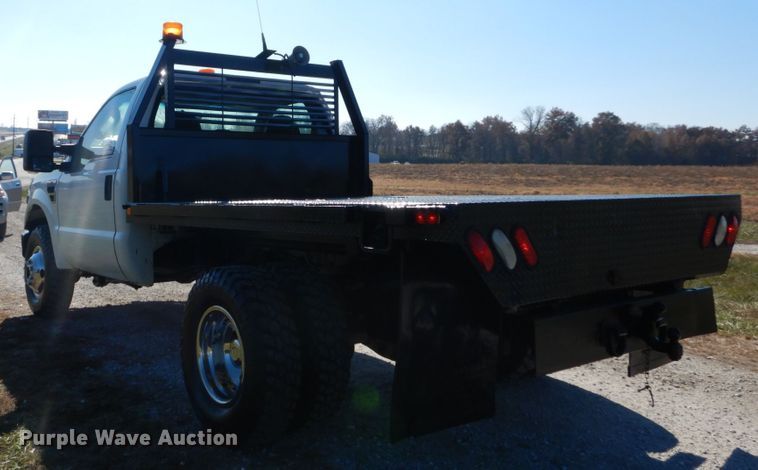 image for item DH2238 2008 Ford F350 Super Duty flatbed pickup truck