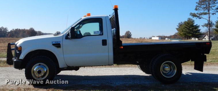 image for item DH2238 2008 Ford F350 Super Duty flatbed pickup truck