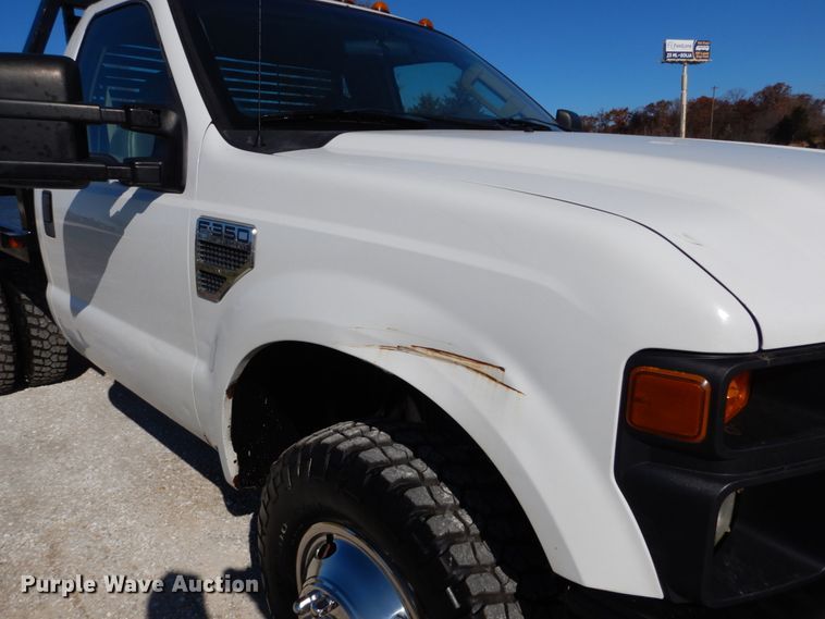 image for item DH2238 2008 Ford F350 Super Duty flatbed pickup truck