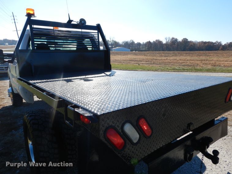 image for item DH2238 2008 Ford F350 Super Duty flatbed pickup truck