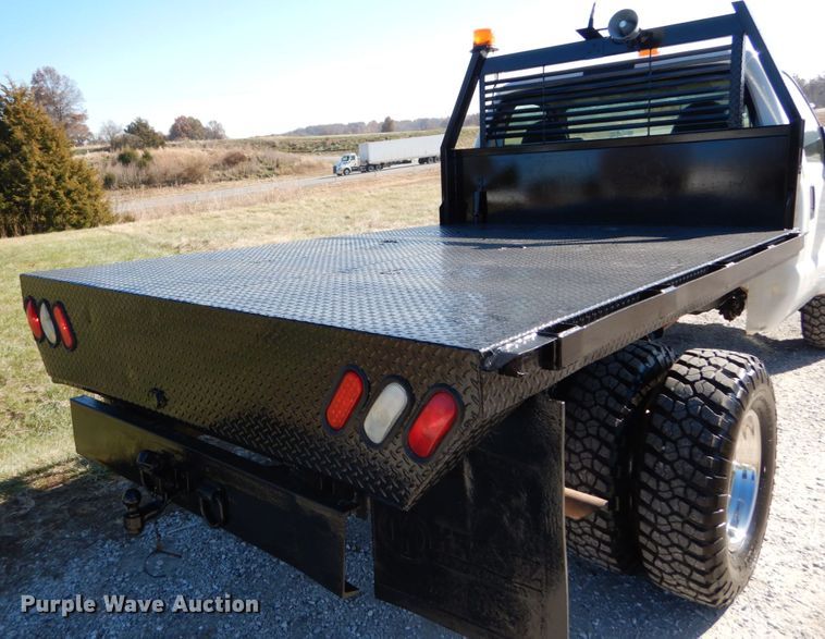 image for item DH2238 2008 Ford F350 Super Duty flatbed pickup truck