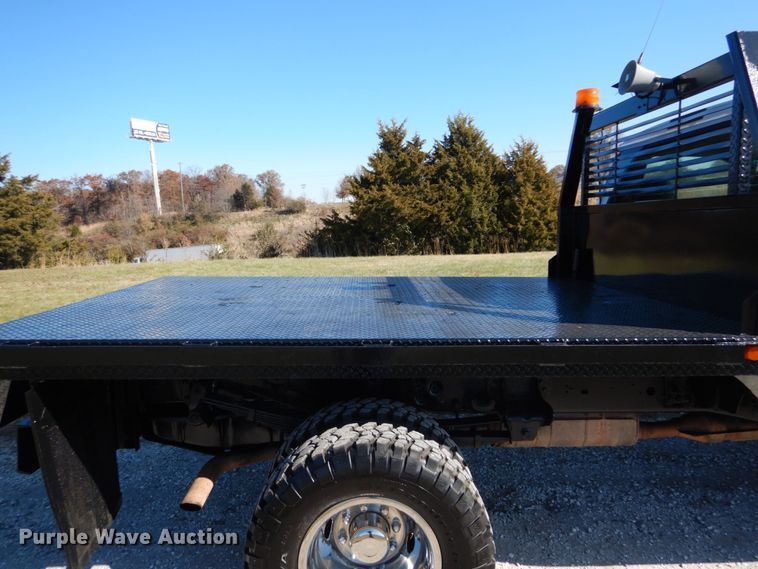 image for item DH2238 2008 Ford F350 Super Duty flatbed pickup truck