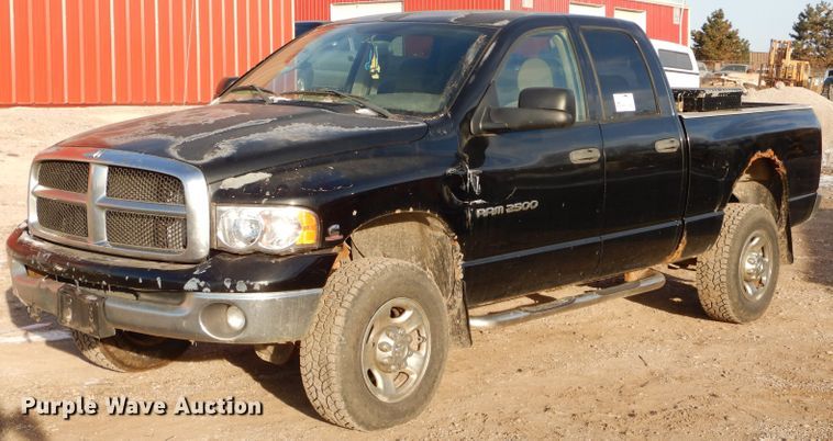 image for item DH2712 2004 Dodge Ram 2500 Quad Cab pickup truck