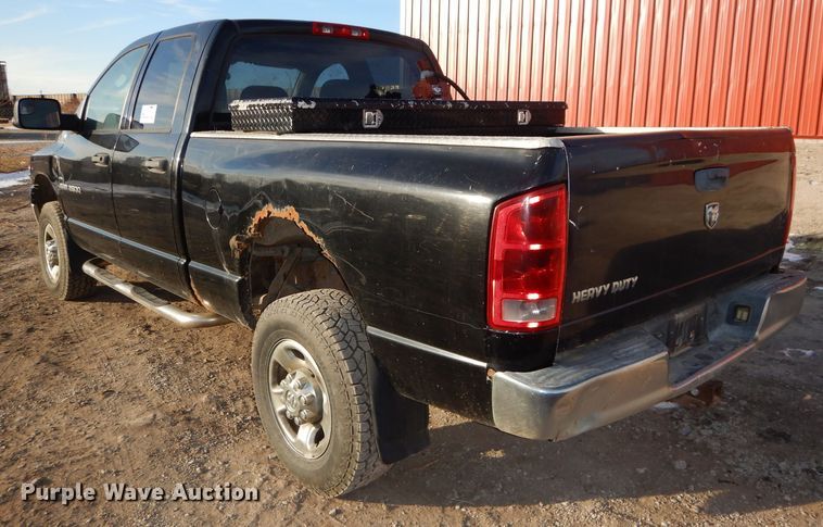 image for item DH2712 2004 Dodge Ram 2500 Quad Cab pickup truck