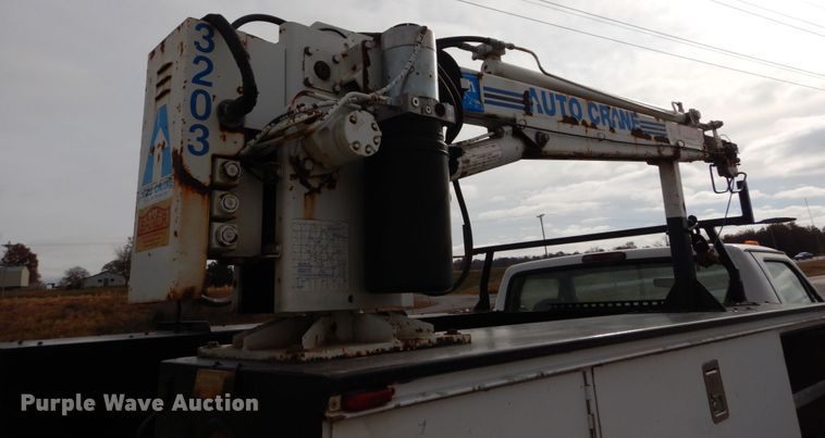 image for item DH5025 1997 Ford F350 XL utility bed pickup truck