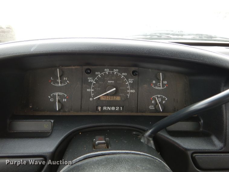 image for item DH5025 1997 Ford F350 XL utility bed pickup truck