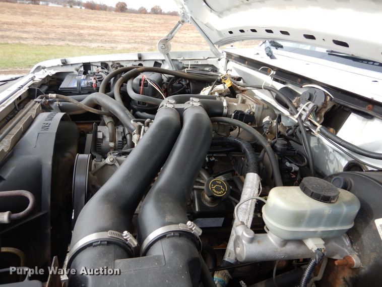 image for item DH5025 1997 Ford F350 XL utility bed pickup truck