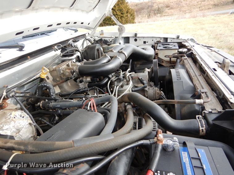 image for item DH5025 1997 Ford F350 XL utility bed pickup truck