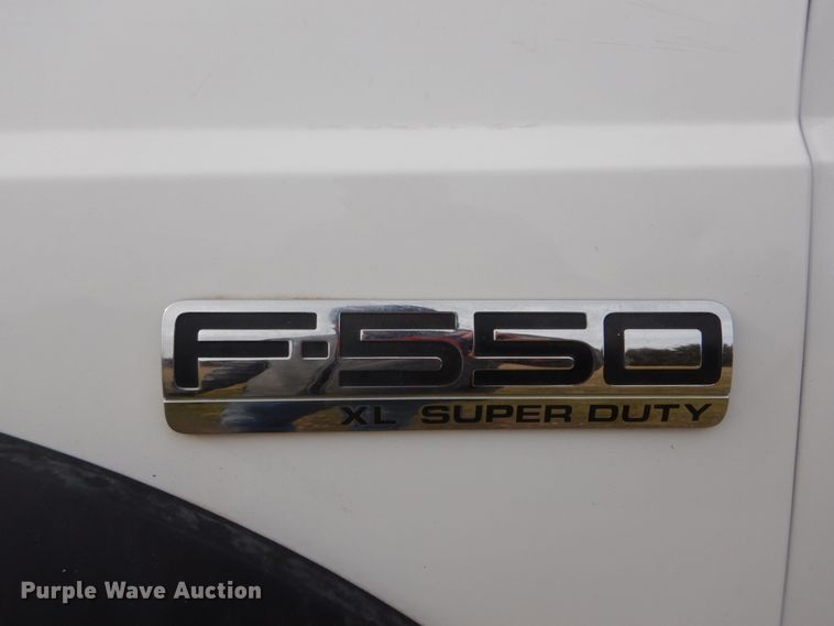 image for item DH5026 2007 Ford F550 Super Duty XL Crew Cab utility truck
