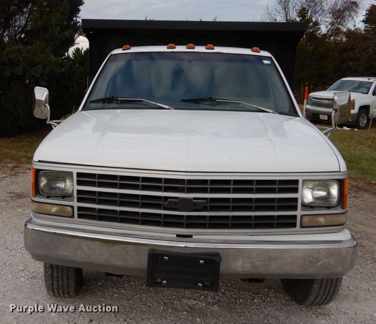 image for item DH5036 1993 Chevrolet C3500 dump bed pickup truck