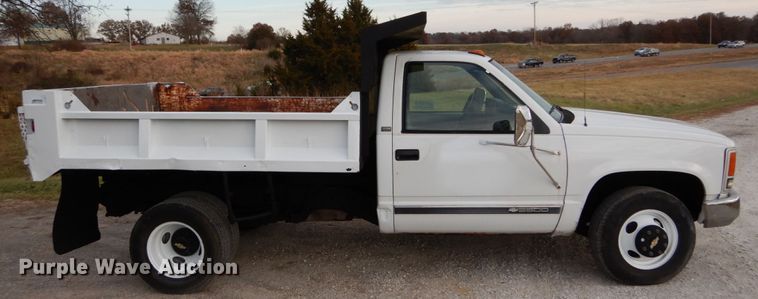 image for item DH5036 1993 Chevrolet C3500 dump bed pickup truck