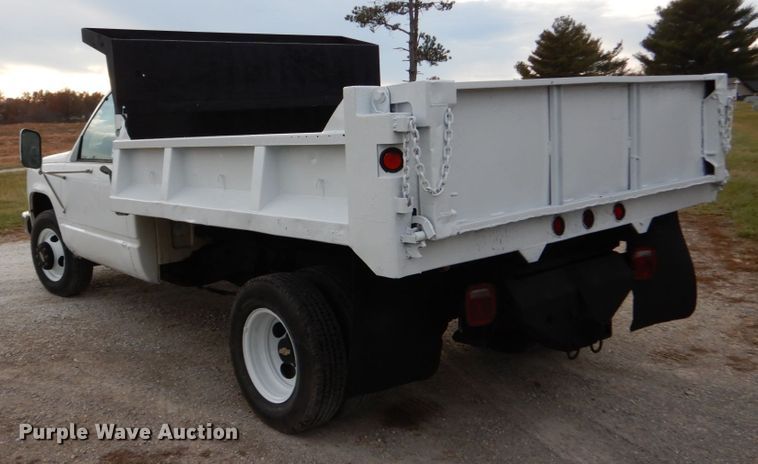 image for item DH5036 1993 Chevrolet C3500 dump bed pickup truck