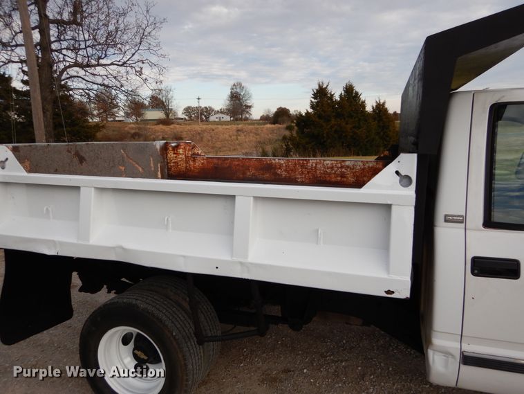 image for item DH5036 1993 Chevrolet C3500 dump bed pickup truck