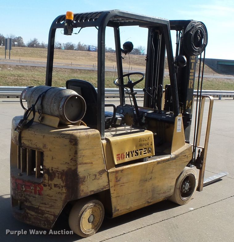 Hyster S50XL forklift in Cape Girardeau, MO Item DH7792 sold Purple