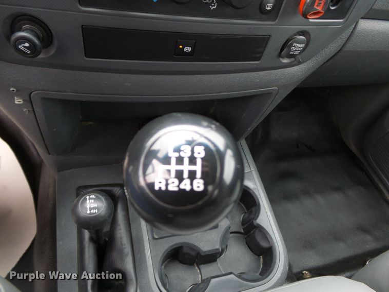 image for item DH7797 2009 Dodge Ram 5500 utility bed truck