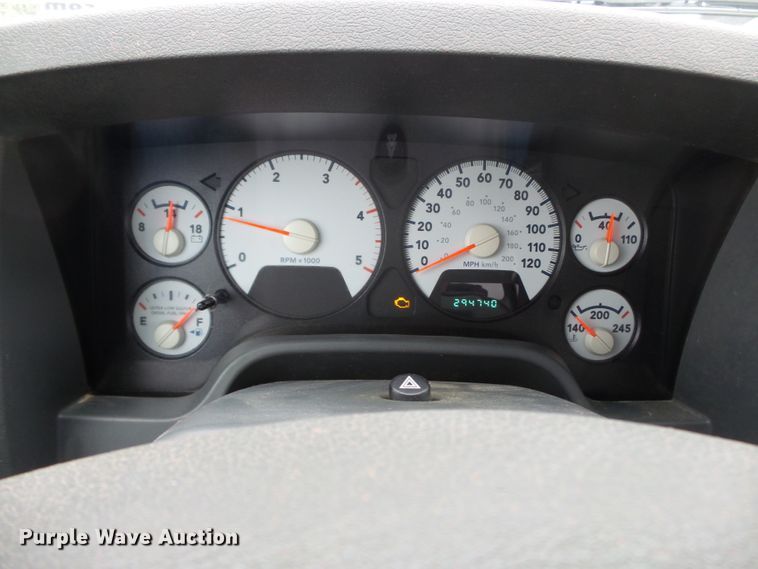 image for item DH7798 2009 Dodge Ram 5500 utility bed truck