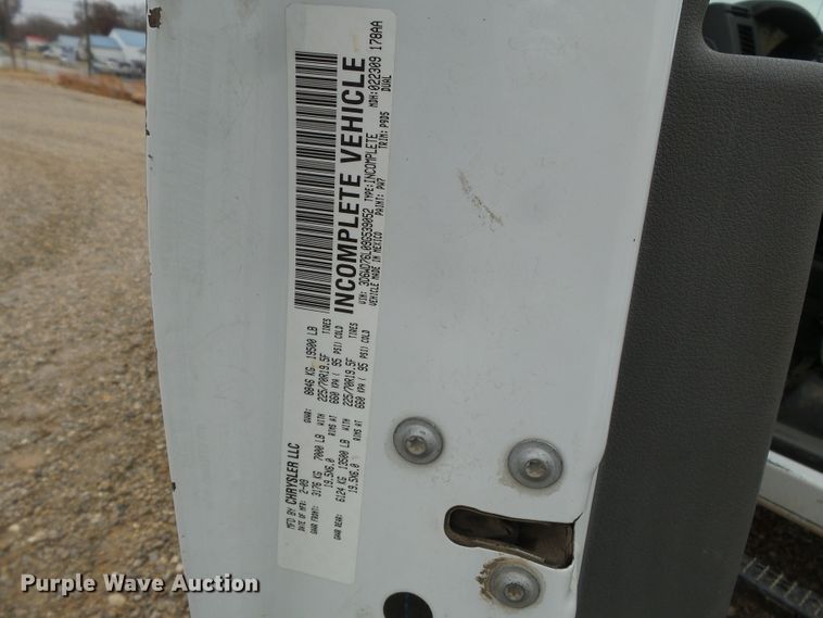 image for item DH7798 2009 Dodge Ram 5500 utility bed truck