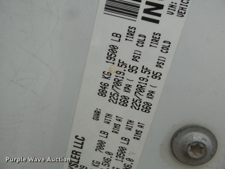 image for item DH7798 2009 Dodge Ram 5500 utility bed truck