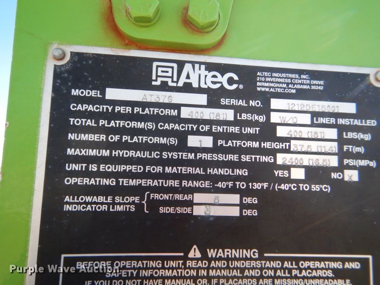 image for item DI2702 2012 Ford F550 bucket truck