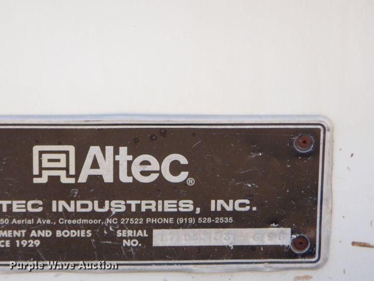 image for item EY9362 Altec utility bed