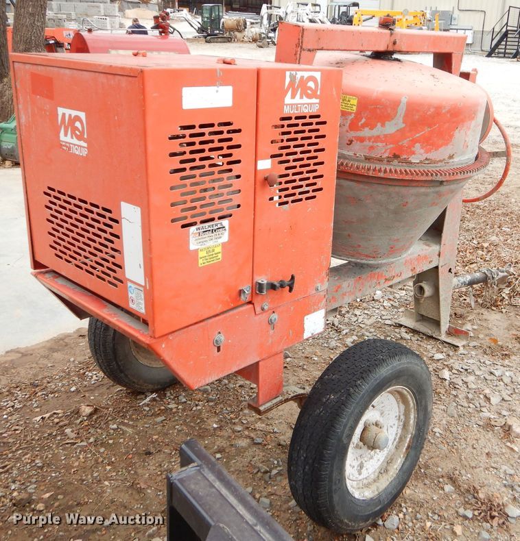 Multiquip MC94 cement mixer in Langley, OK Item FA9905 sold Purple