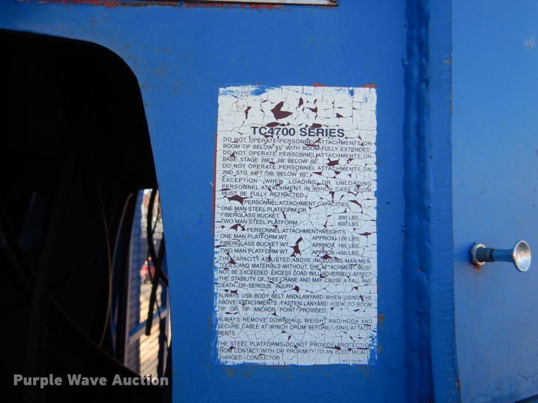 image for item FF9131 1996 International 2574 crane truck