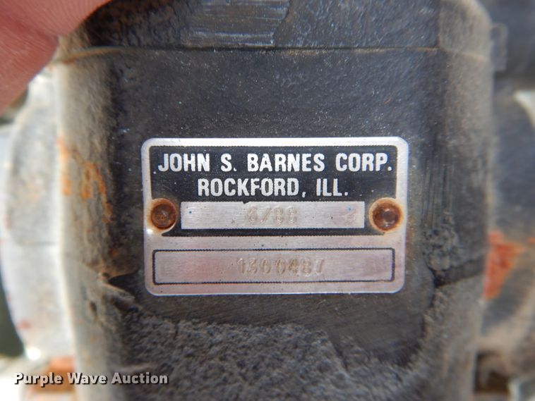 image for item FI9735 Shop built log splitter