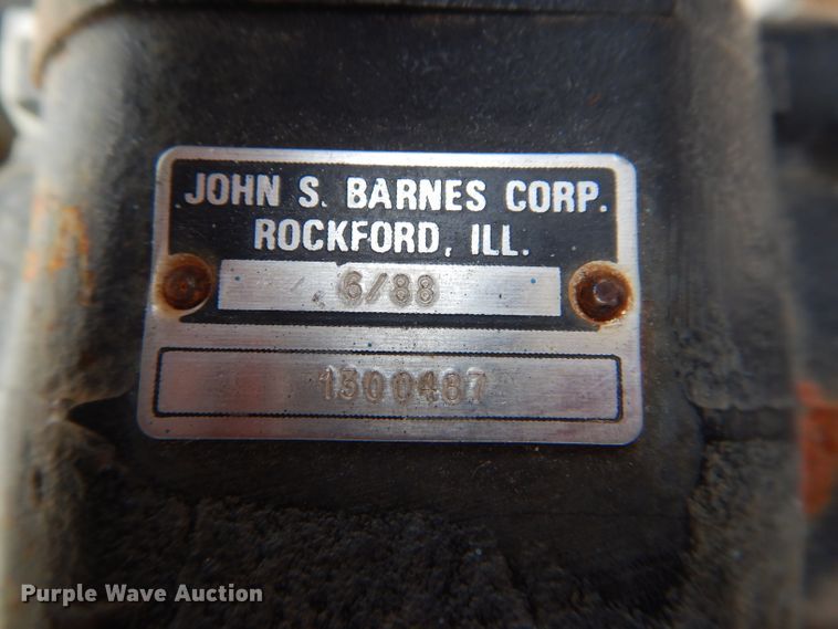 image for item FI9735 Shop built log splitter