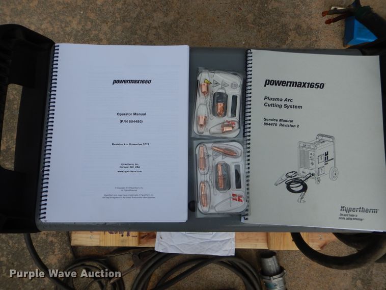 image for item FI9738 Hypertherm Powermax 1650 plasma cutter