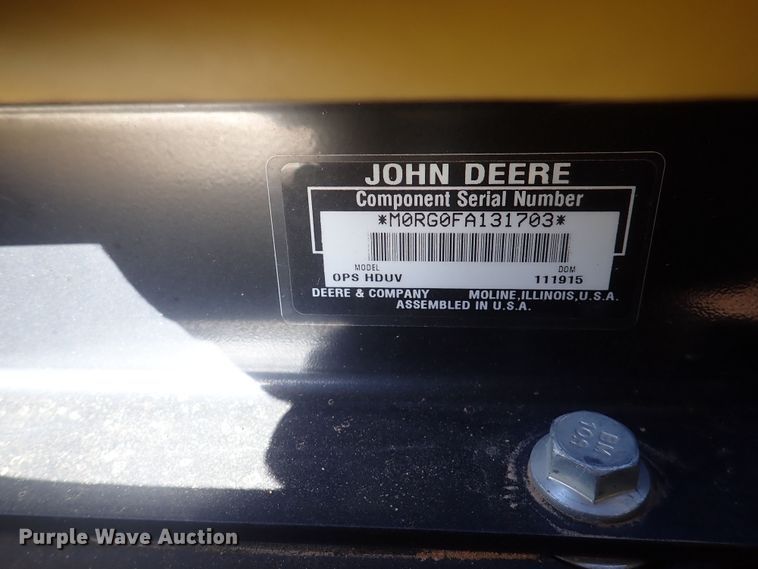 image for item FK9553 2016 John Deere 825i Gator utility vehicle