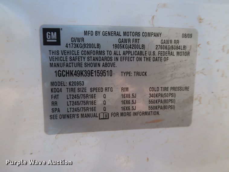 image for item GD9879 2009 Chevrolet Silverado 2500HD pickup truck