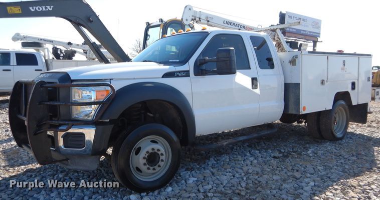 image for item GF9806 2012 Ford F450 Super Duty SuperCab truck cab and chassis