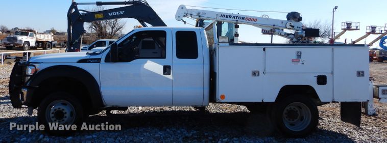 image for item GF9806 2012 Ford F450 Super Duty SuperCab truck cab and chassis