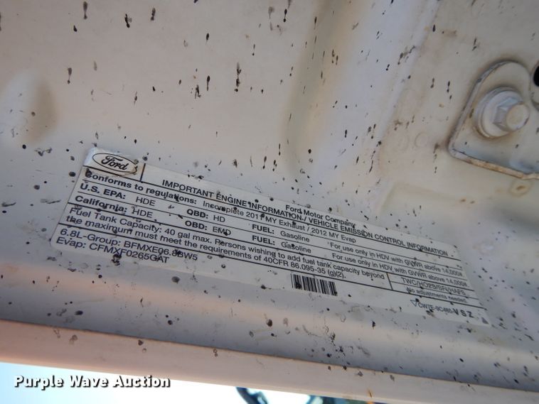 image for item GF9806 2012 Ford F450 Super Duty SuperCab truck cab and chassis