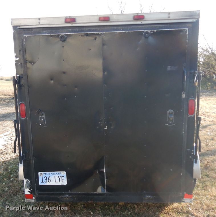 image for item GJ9081 2007 Lark enclosed cargo trailer