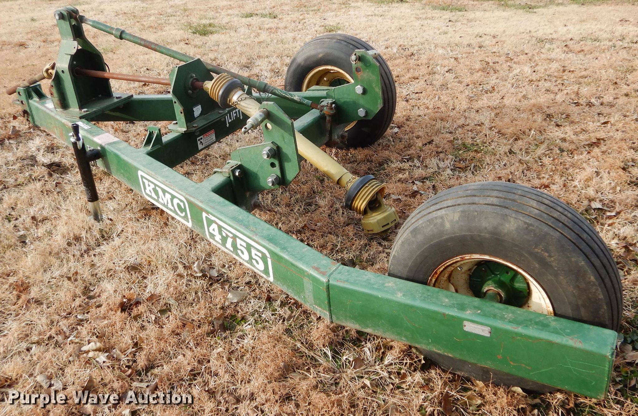 KMC 4755 disc mower caddy in Eureka, KS Item GF9775 sold Purple Wave