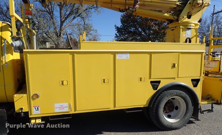 image for item DB7545 2004 Ford F750 Super Duty digger derrick truck