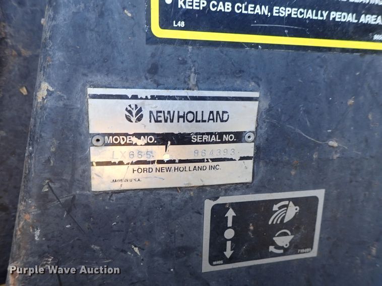 image for item DB7575 1994 New Holland LX665 Turbo skid steer