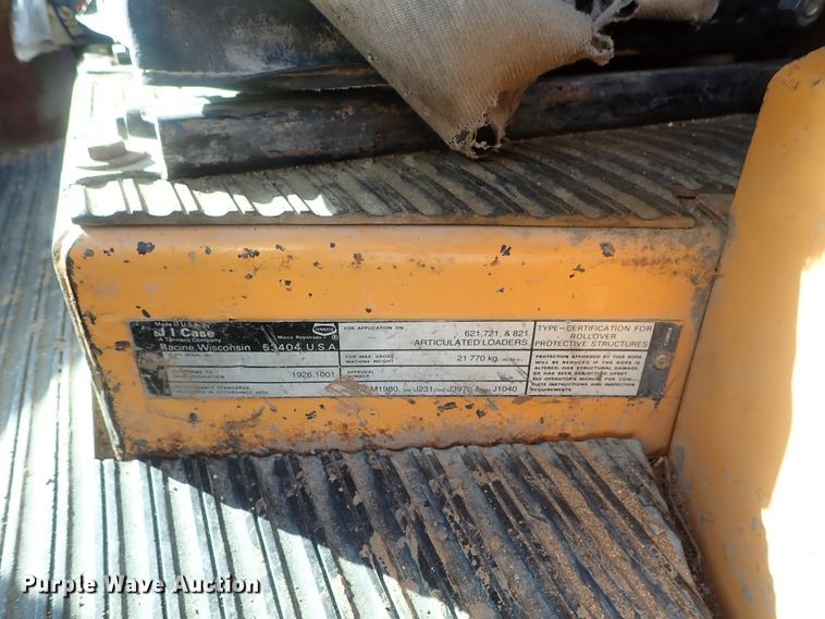 image for item DC3468 1992 Case 621 wheel loader