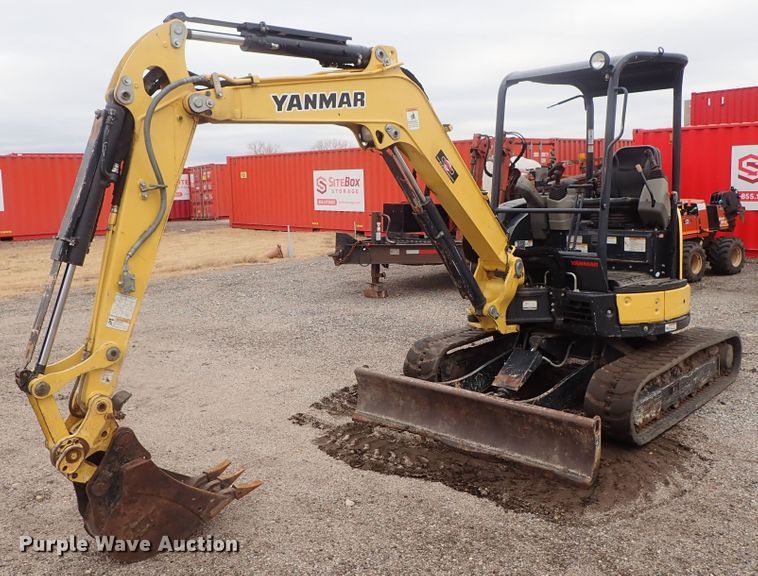 image for item DC3489 2013 Yanmar VIO35-6A mini excavator