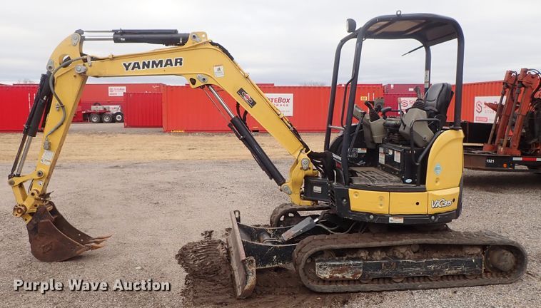 image for item DC3489 2013 Yanmar VIO35-6A mini excavator