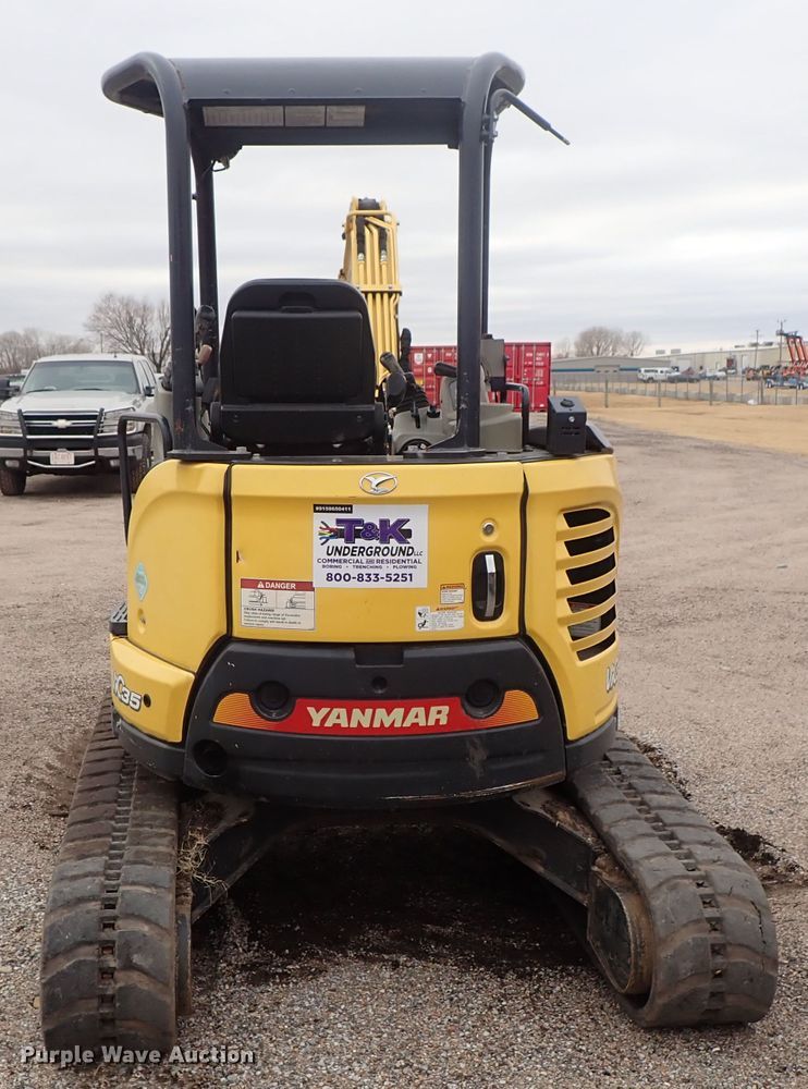 image for item DC3489 2013 Yanmar VIO35-6A mini excavator