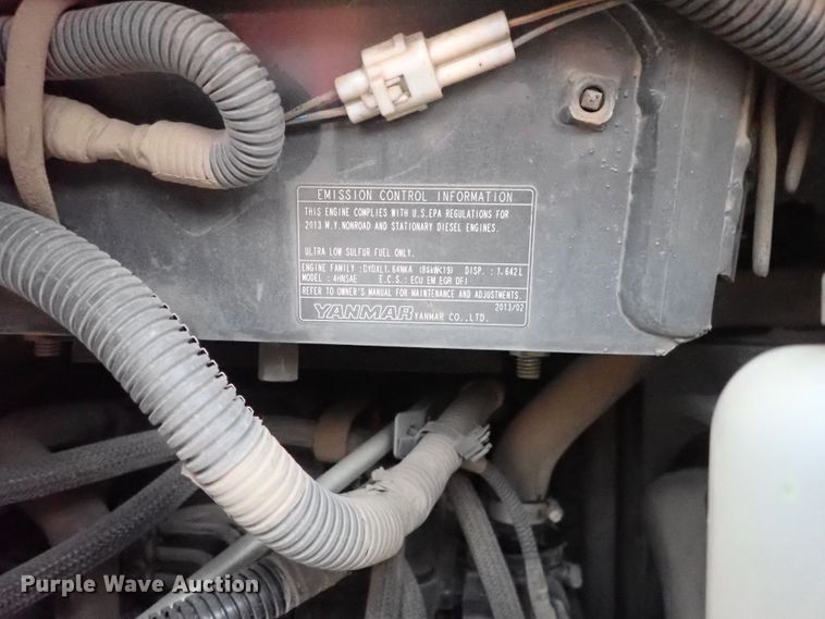 image for item DC3489 2013 Yanmar VIO35-6A mini excavator